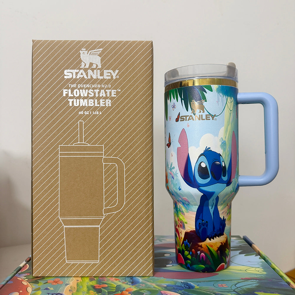 ð Limited Edition Jack & Sally 40oz Stainless Steel Travel Cup