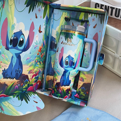 🌌 Limited Edition Jack & Sally 40oz Stainless Steel Travel Cup