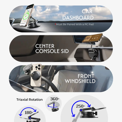 Vacuum Magnetic Car Phone Charger 25W