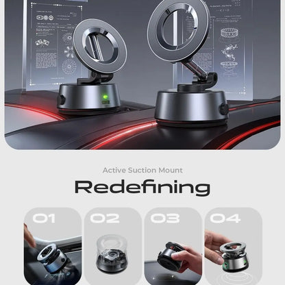 Vacuum Magnetic Phone Mount 360°