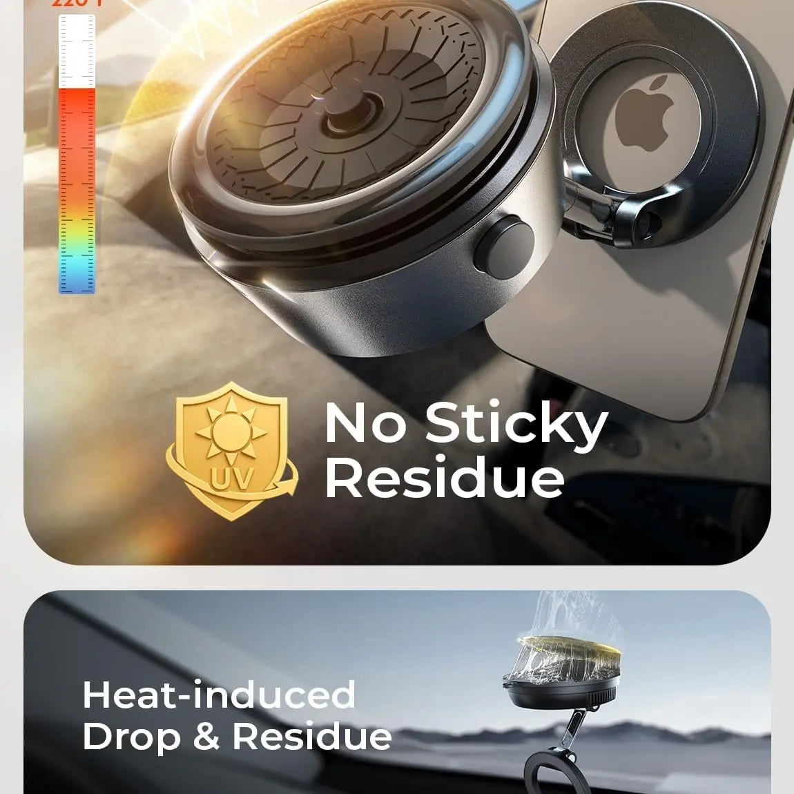 Vacuum Magnetic Phone Mount 360°