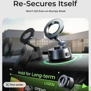 Vacuum Magnetic Phone Mount 360°