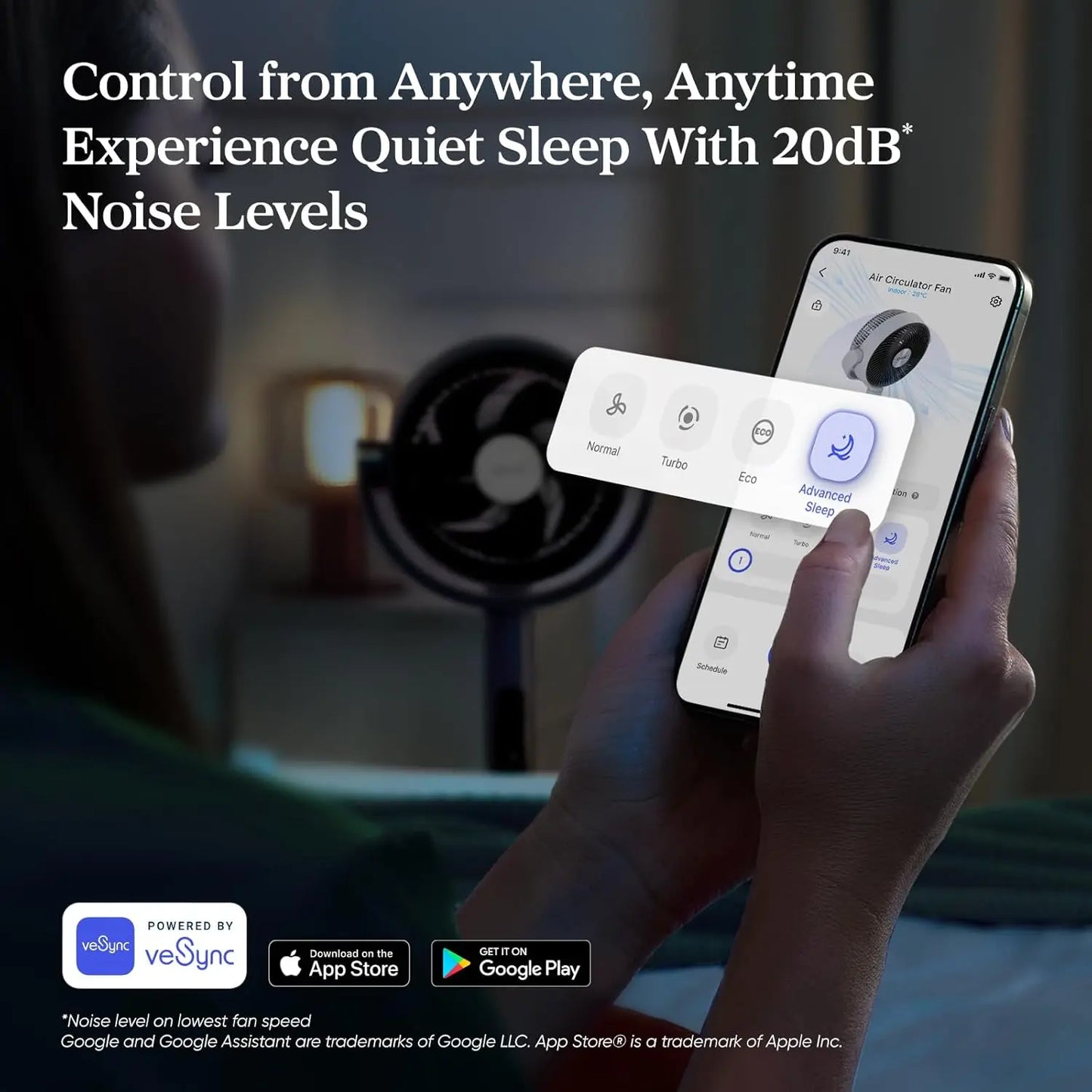 Levoit CoreBreeze R432 Smart Oscillating Fan