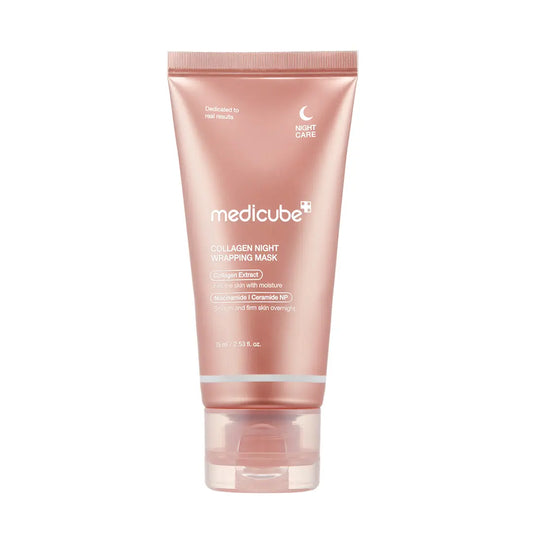 Collagen Night Wrapping Mask : SLEEP, SHED, AND GLOW! Skincare Skin Repair Comfort Pink